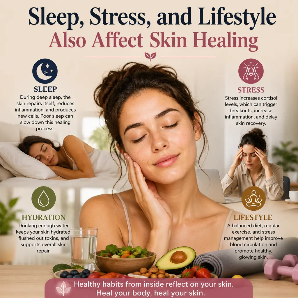 Sleep, Stress, and Lifestyle Also Affect Skin Healing - acne scars vs dark spots